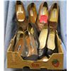 Image 1 : Box of vintage ladies shoes