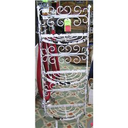 Antique wrought iron baker?s rack