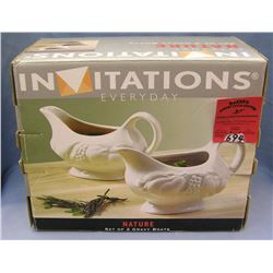 Pair of Innovations gravy boats