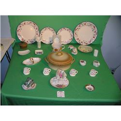 Collection of porcelain and china