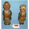 Image 1 : Pair of hand carved gentlemen figures signed Anri