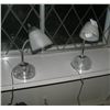 Image 1 : Pair of modern Lucite table lamps