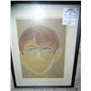 Image 1 : Matted and framed vintage art work