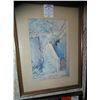 Image 1 : Virgin Islands print by L. Gluck matted and framed