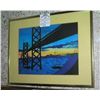 Image 1 : Brooklyn Bridge water color style art work
