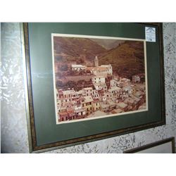 Vintage framed print