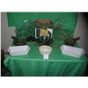 Image 1 : Large box of vintage oven to table ware and more