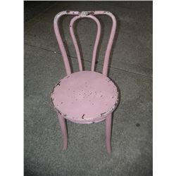 Antique ice cream parlor chair