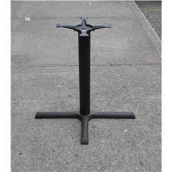 Cast iron table base