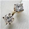 Image 1 : 14K Yellow Gold Diamond(0.14ct) Earrings, Made in Canada (Estimated Selling Price from $90 to $180)