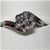 Image 2 : Silver Diamond Ring (~Size 7) (Estimated Selling Price from $30 to $60)