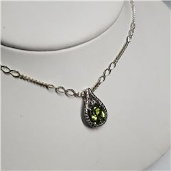 Silver Peridot Necklace (Estimated Selling Price from $30 to $60)