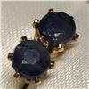 Image 2 : 14K Gold Fill Sapphire(0.36ct) Earrings, Made in Canada