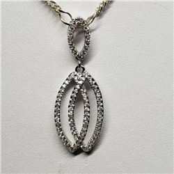 Silver With Chain Pendant