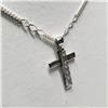 Image 3 : Silver Cross Necklace