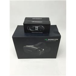 VR Shinecon Reality Glasses and Wireless Controllers