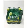 Image 1 : Lot of Perrier Lemon Natural Spring Carbonated Water (6 x 500ml)