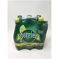 Lot of Perrier Lemon Natural Spring Carbonated Water (6 x 500ml)