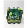 Image 1 : Lot of Perrier Lemon Natural Spring Carbonated Water (6 x 500ml)
