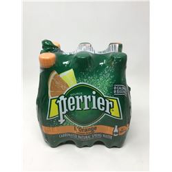 Lot of Perrier Orange Natural Spring Carbonated Water (6 x 500ml)