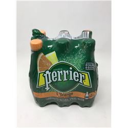 Lot of Perrier Orange Natural Spring Carbonated Water (6 x 500ml)