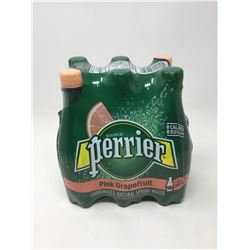 Lot of Perrier Pink Grapefruit Natural Spring Carbonated Water (6 x 500ml)