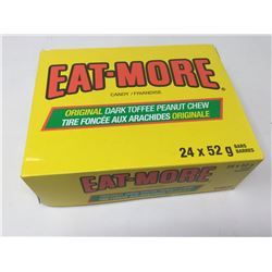 Case of Eat-More Original Dark Toffee Peanut Chews (24 x 52g)