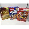 Image 1 : Lot of Assorted Cereal (Honey Nut, Frosted Flakes, Fruit Loops)