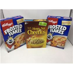 Lot of Assorted Cereal (Honey Nut & Frosted Flakes)