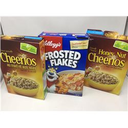 Lot of Assorted Cereal (Honey Nut & Frosted Flakes)