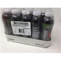 Case of Oasis Organic Berry Pomegranate Juice (15 x 355ml)