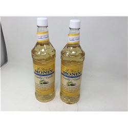 Lot of Monin Sugar Free Vanilla Syrup (2 x 1L)