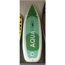 NEW IN BOX AquaParx9'6  Inflatable Paddle Board green ocean