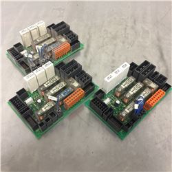 LOT of 3 Fanuc A20B-1007-0800 E-Stop Relay Board