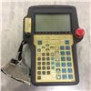 Image 2 : Fanuc A05B-2301-C371 Teach Pendant No Cable *LEATHER HANDLE HAS WEAR SEE PICS FOR DETAILS*