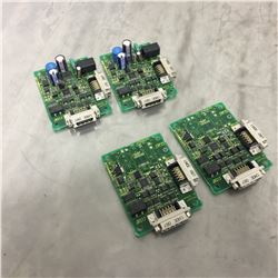 (4) Fanuc A20B-2101-0490 & A20B-2101-0491 Control Boards
