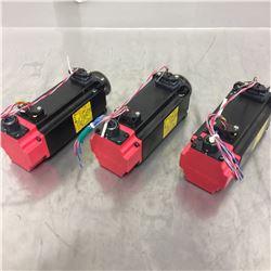 (3) Fanuc A06B-0116-B804 AC Servo Motor