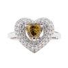 Image 2 : 1.55 ctw Diamond Ring - Platinum