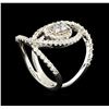 Image 4 : 1.33 ctw Diamond Ring - 14KT White Gold