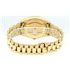 Image 7 : Rolex Mens 18K Yellow Gold MOP String Diamond & Sapphire Quickset President Wris