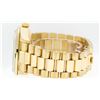 Image 9 : Rolex Mens 18K Yellow Gold MOP String Diamond & Sapphire Quickset President Wris