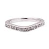 Image 2 : 0.60 ctw Diamond Chevron Band - 14KT White Gold