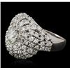 Image 1 : 14KT White Gold 2.00 ctw Diamond Ring