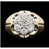 Image 2 : 1.25 ctw Diamond Ring - 14KT Yellow and White Gold