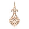 Image 1 : 14k Rose Gold 0.43CTW Diamond Pendant, (I1/I)