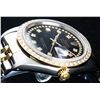 Image 3 : Rolex Mens 2 Tone 14K Black String VS Diamond Datejust Wristwatch