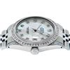 Image 8 : Rolex Mens SS MOP Diamond Lugs & Princess Cut Diamond Datejust Wristwatch With R