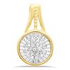 Image 1 : 14k Gold 0.07CTW Diamond Pendant, (I1-I2/G-H)
