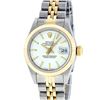 Image 2 : Rolex Ladies 2 Tone 14K White Index Fluted Datejust Wristwatch