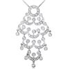 Image 1 : 18k White Gold 0.82CTW Diamond Pendant, (I1-I2/H-I)